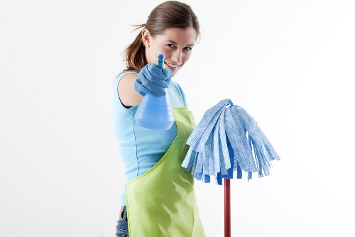 Professional house cleaning service for a family home in Merton