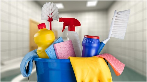 Cleaner working in a Merton home with local residential service focus